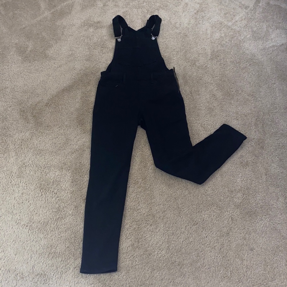 Black pant overalls